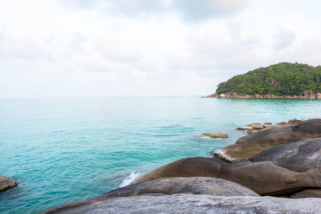 泰国南部热带岛屿苏梅岛岛美丽海景