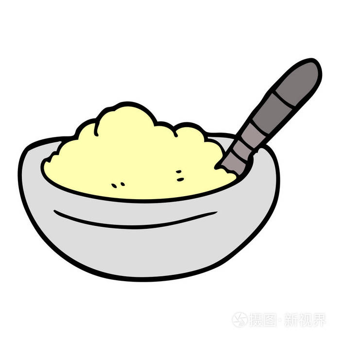 土豆泥动画片涂鸦碗