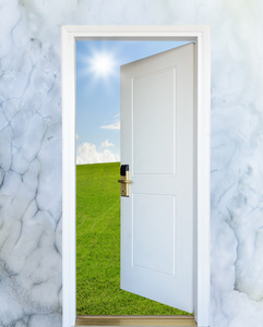 门打开的门打开的门黄色自动门警告标志窗玻璃景福宫门中心暮光之城长