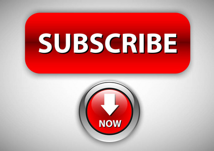 订阅社交媒体按钮照片