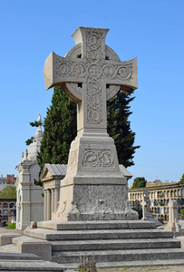 在巴塞罗那的普韦布洛的墓地