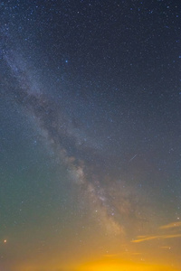 自然背景, 夜空与银河