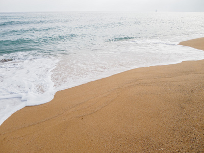 海滩上的海浪