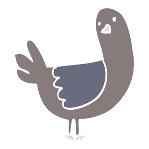 平鸽子手绘插画_平鸽子手绘卡通_平鸽子手绘插图_手绘_板绘_摄图网