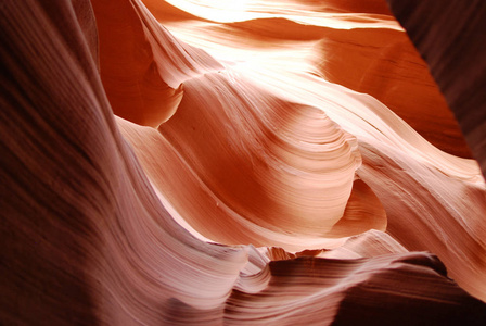 插槽羚羊峡谷在纳瓦霍保留, 页, 亚利桑那州, 美国