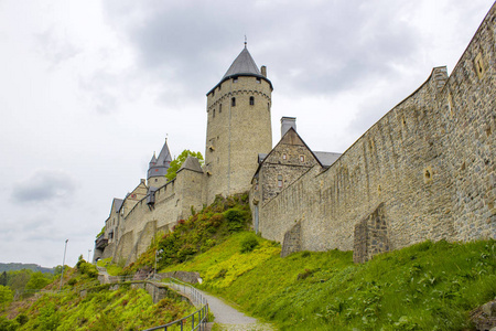 城堡 Altena 在 Sauerland, 北部莱茵河西华里亚, 德国