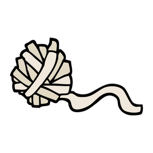 球的麻线字符串手绘涂鸦风格动画片球字符串照片