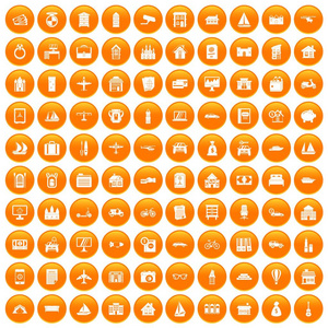 100属性图标设置橙色