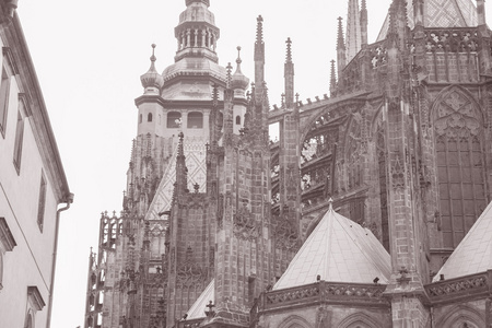 圣维特大教堂，布拉格，捷克共和国