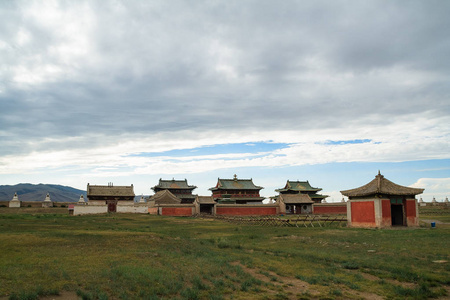 蒙古古庙佛教图片