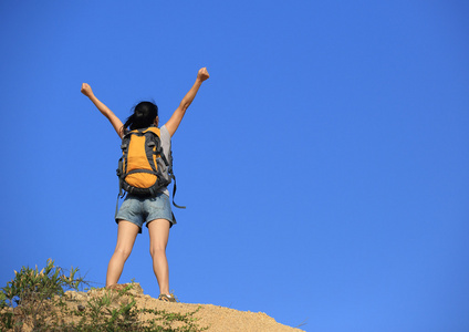 女子登山户外