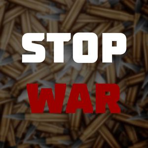 背景,停止战争海报