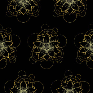 莲花图案图片-莲花图案素材-莲花图案插画-摄图新视界