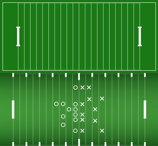 美式橄榄球场背景 eps10 矢量集