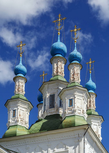 圣三位一体教会在 Zelenskaya Rybatskaya Sloboda, Totma, 俄罗斯