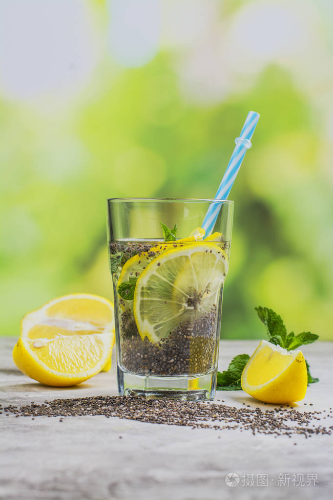 嘉fresca柠檬薄荷饮料