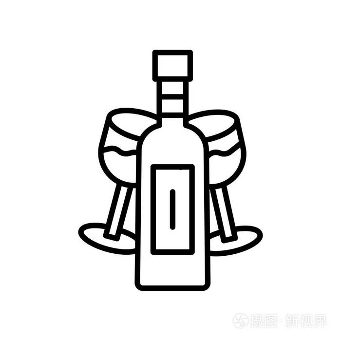 标志, 细线设计元素的轮廓样式插画-正版商用图片08l0s6-摄图新视界