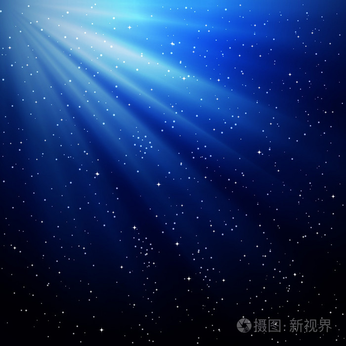 光和星星的光芒