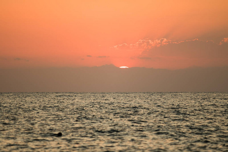 日落在海风景