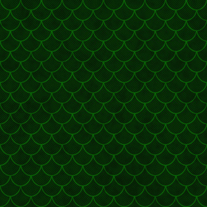 绿色的壳瓷砖图案重复背景