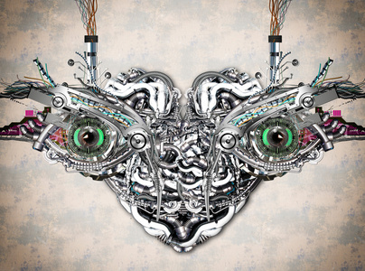 直接视线机械的眼睛照片