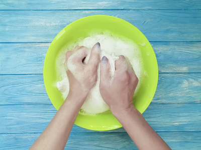 洗衣服背景图片