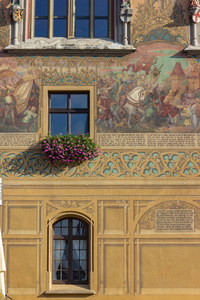 德国南部历史上的乌尔姆市的市政厅