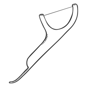 白色背景牙线装置体育海报插图-手画在媒介或体育背景一套不同的 clay