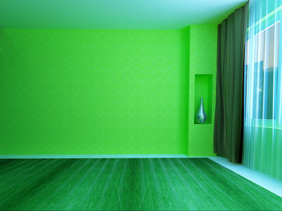 绿色房