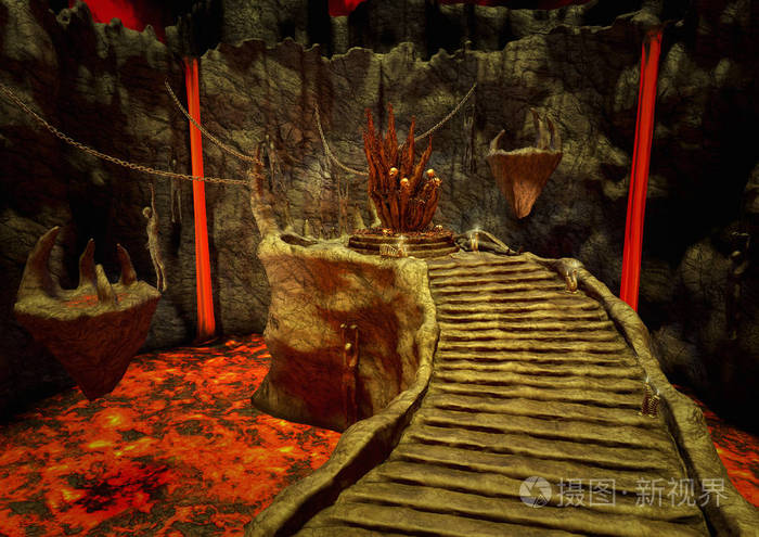 通向地狱王座的大梯子