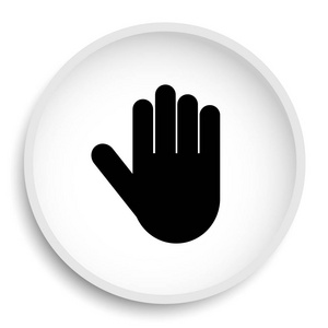 停止标志图标和象形图插图图片停止图标图片停止搜索平面框架图标图片