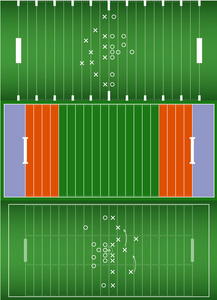 美式橄榄球场背景 eps10 矢量集