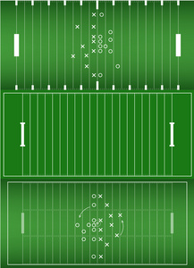 美式橄榄球场背景 eps10 矢量集