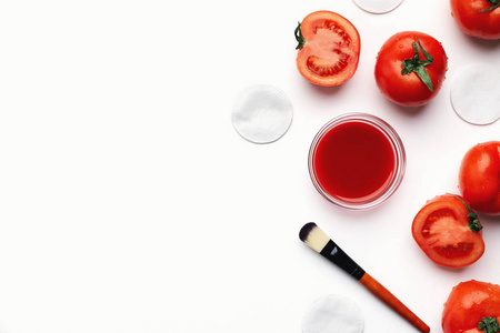 自制番茄面膜天然美容护理图片