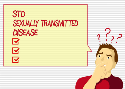 手写文本 std 性传播疾病。概念意义通过传播的感染