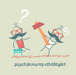 psychoneuropathologist 检查病人的神经