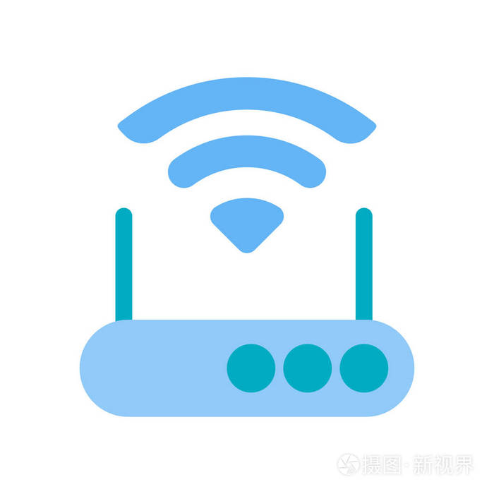 调制解调器图标矢量隔离在白色背景为您的web和移动应用程序设计调制