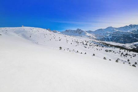 andorra grandvalira附近的房子在比利牛斯山脉