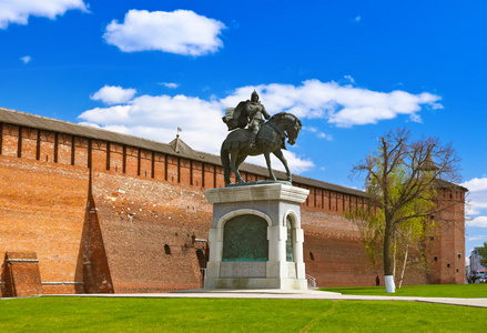 德米特里  顿斯科伊科洛姆纳克里姆林宫在莫斯科政权纪念碑