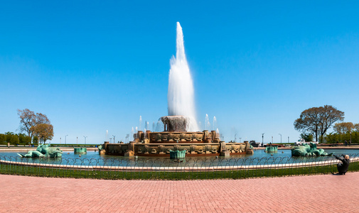 芝加哥白金汉纪念喷泉