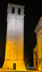 克罗地亚普拉古建筑旧钟