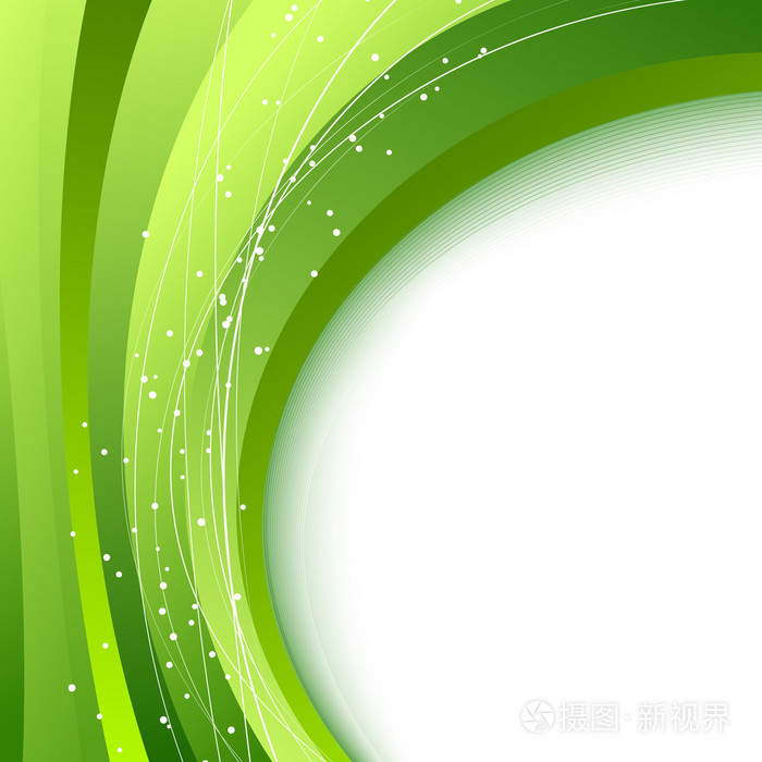 绿浪 抽象新鲜的春背景插画 正版商用图片08o0en 摄图新视界