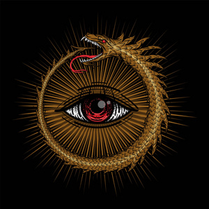 向量埃及符号泌尿系统.