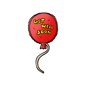 动画片涂鸦得到好很快气球