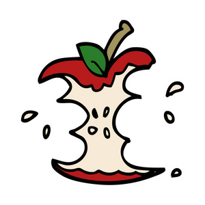 涂鸦苹果图片