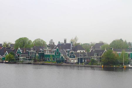 荷兰ZaansSchans的房屋