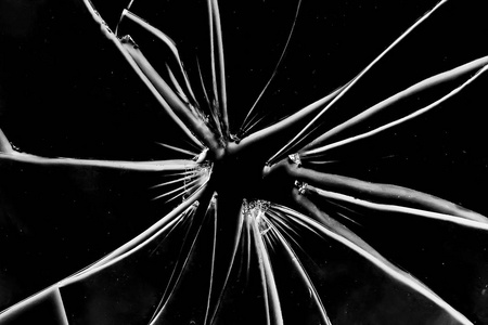 破碎玻璃背景色调照片