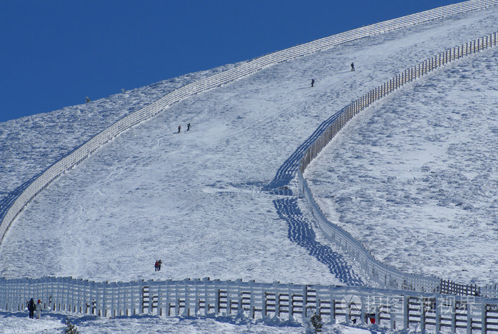 坡上塞拉达马德里,西班牙滑雪胜地