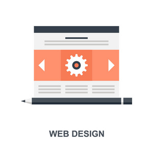 Web 设计图标概念