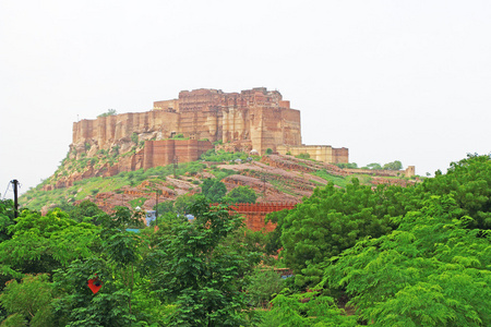 神奇的 Mehrangarh 堡，焦特布尔，拉贾斯坦邦印度